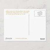 Briefkaart op de ronddraaiende stok (Achterkant)