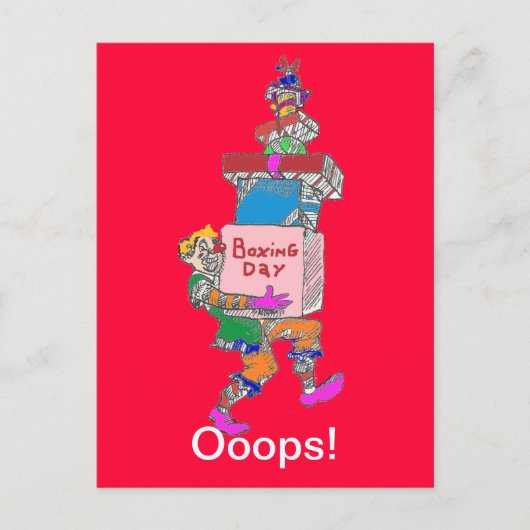 Briefkaart op de volgende werkdag (Voorkant)