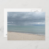 Briefkaart op het strand (Voorkant / Achterkant)