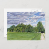 Briefkaart op landveld (Voorkant / Achterkant)