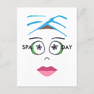 Briefkaart op Spa Day