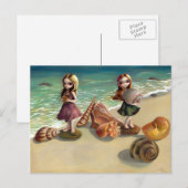 briefkaart "Op zee" (Voorkant / Achterkant)