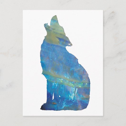 Briefkaart Opal Wolf (Voorkant)