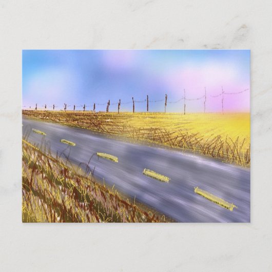 briefkaart "Open Road" (Voorkant)