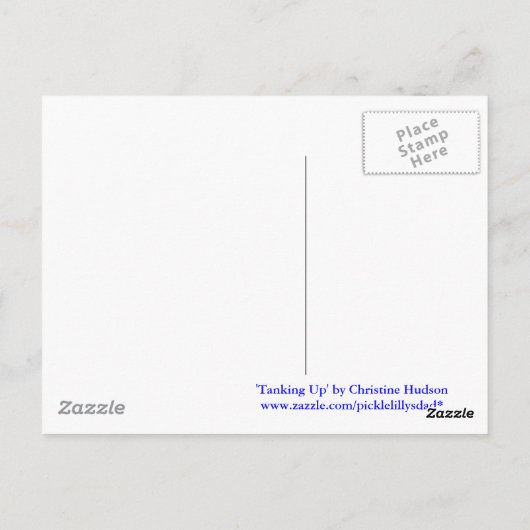 briefkaart "Opruimen" (Achterkant)