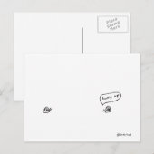 briefkaart opvoeren (Voorkant / Achterkant)