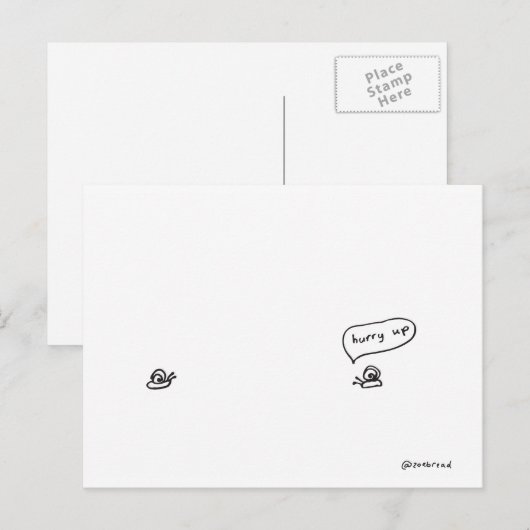 briefkaart opvoeren (Voorkant / Achterkant)