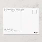 Briefkaart Oranje Hope Horse van Sherry Jarvis (Achterkant)