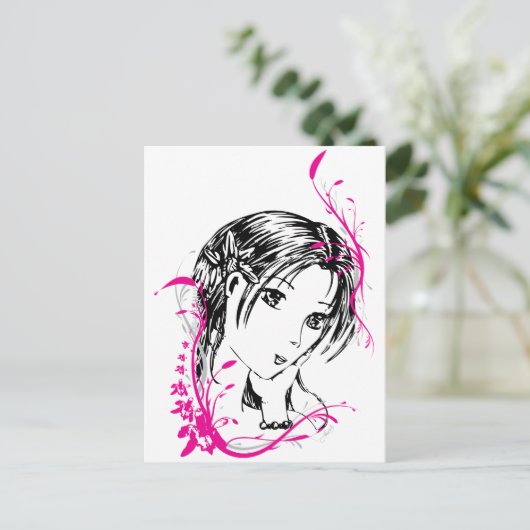 Briefkaart - Orchid (Staand voorkant)