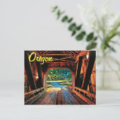 Briefkaart Oregon Bridge (Staand voorkant)