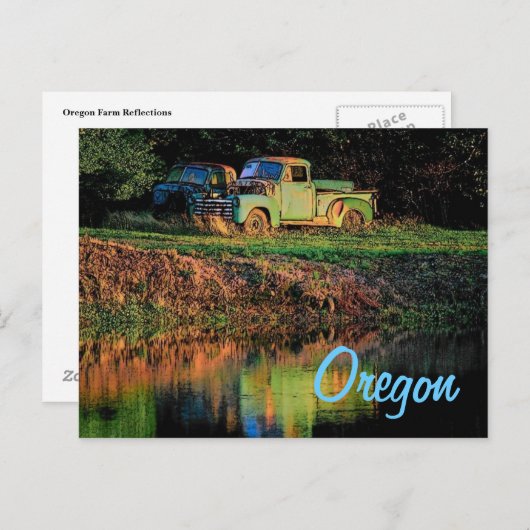 Briefkaart Oregon Pickup (Voorkant / Achterkant)