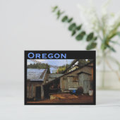 Briefkaart Oregon Sawmill (Staand voorkant)