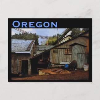 Briefkaart Oregon Sawmill