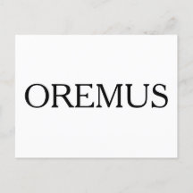 Briefkaart OREMUS