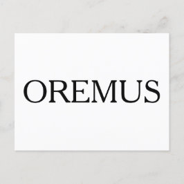 Briefkaart OREMUS