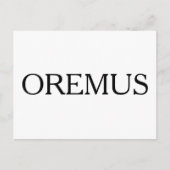 Briefkaart OREMUS (Voorkant)