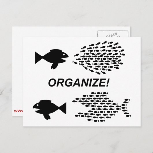 Briefkaart organiseren (Voorkant / Achterkant)