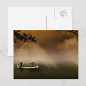 Briefkaart Oriental Boat (Voorkant / Achterkant)