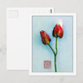Briefkaart Oriental Buds (Voorkant / Achterkant)