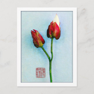 Briefkaart Oriental Buds