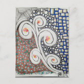 Briefkaart originele kunst (Voorkant)