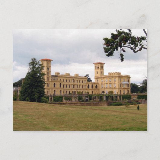 Briefkaart Osborne house, Isle of Wight, Verenigd  (Voorkant)