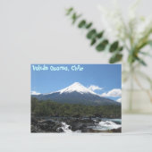 Briefkaart Osorno Volcano (Staand voorkant)
