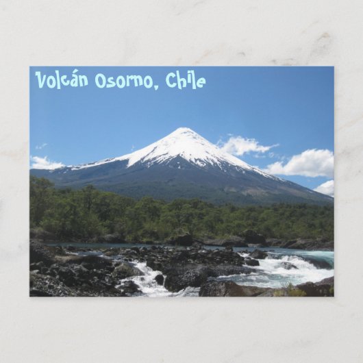 Briefkaart Osorno Volcano (Voorkant)