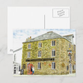 briefkaart "Oude Douanehuis" (Voorkant / Achterkant)