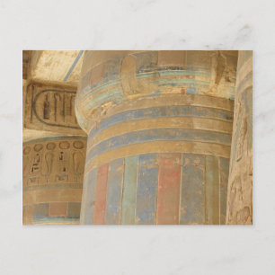 Briefkaart Oude Egyptische tempel