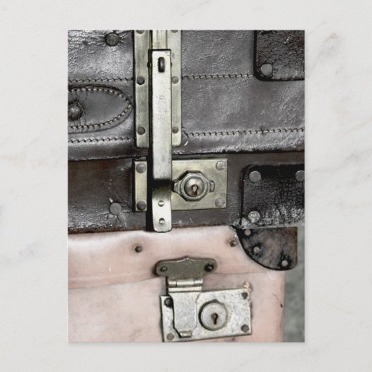 Briefkaart Oude koffers (Voorkant)