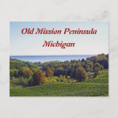 briefkaart "OUDE MISSION PENINSULA, MICHIGAN" (Voorkant)