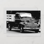 briefkaart oude vrachtwagen (Voorkant / Achterkant)