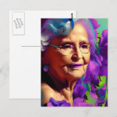 Briefkaart oudere vrouwen (Voorkant / Achterkant)