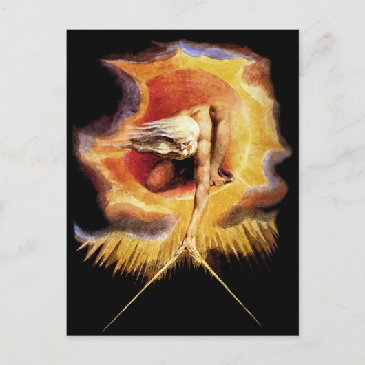 Briefkaart: Oudheid der Dagen ~ William Blake Briefkaart (Voorkant)