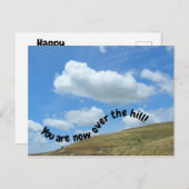 Briefkaart - Over the Hill (Voorkant / Achterkant)