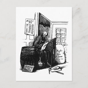Briefkaart overlijdensregister