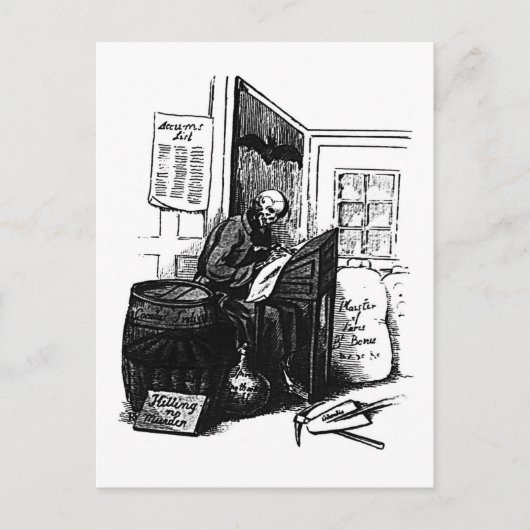 Briefkaart overlijdensregister (Voorkant)