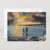  Briefkaart Overseas Highway Florida Keys (Voorkant / Achterkant)