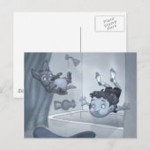 briefkaart "Overstromingen" (Voorkant / Achterkant)