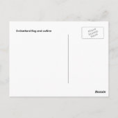 Briefkaart overzicht Zwitserse vlag (Achterkant)