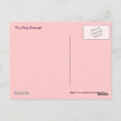 Briefkaart Owl Fairy Princess (Achterkant)