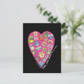 briefkaart 'Owl je nodig hebt is liefde' #3 (Staand voorkant)