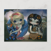 briefkaart "Owlyn and Robyn" (Voorkant)