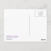 Briefkaart Paarse druiven (Achterkant)