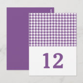 Briefkaart Paarse-mondtabelnummer (Voorkant / Achterkant)