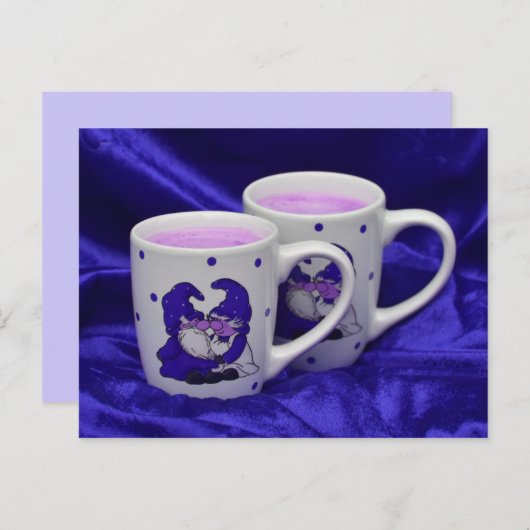 briefkaart paarse passie (Voorkant / Achterkant)