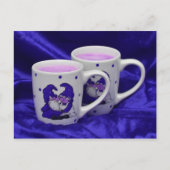 briefkaart paarse passie (Voorkant)