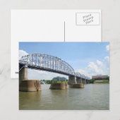 Briefkaart Paarse People Bridge (Voorkant / Achterkant)