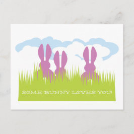 Briefkaart paasbunny